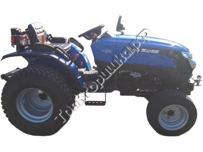 Минитрактор Solis 26 (газонные колеса)